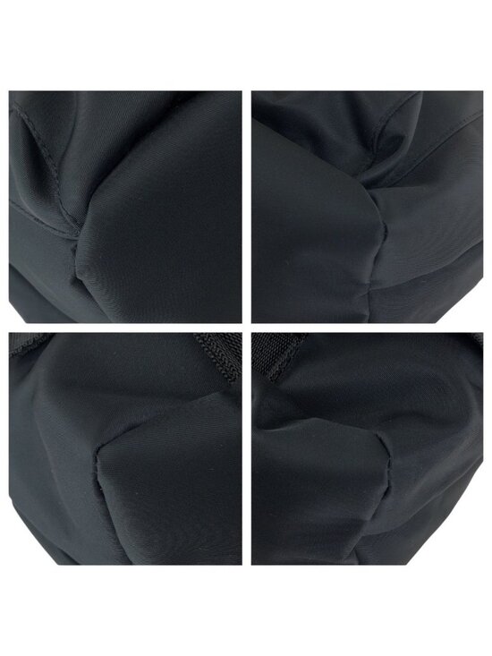 Versace Vintage Medusa Black Nylon Leather Backpack main image 8